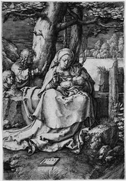 幼子イエスを抱く聖母マリアと二天使|ルカス・ファン・レイデン |所蔵作品検索｜国立西洋美術館