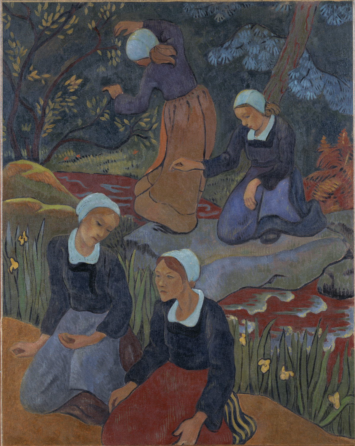 森の中の4人のブルターニュの少女|ポール・セリュジエ |所蔵作品検索 