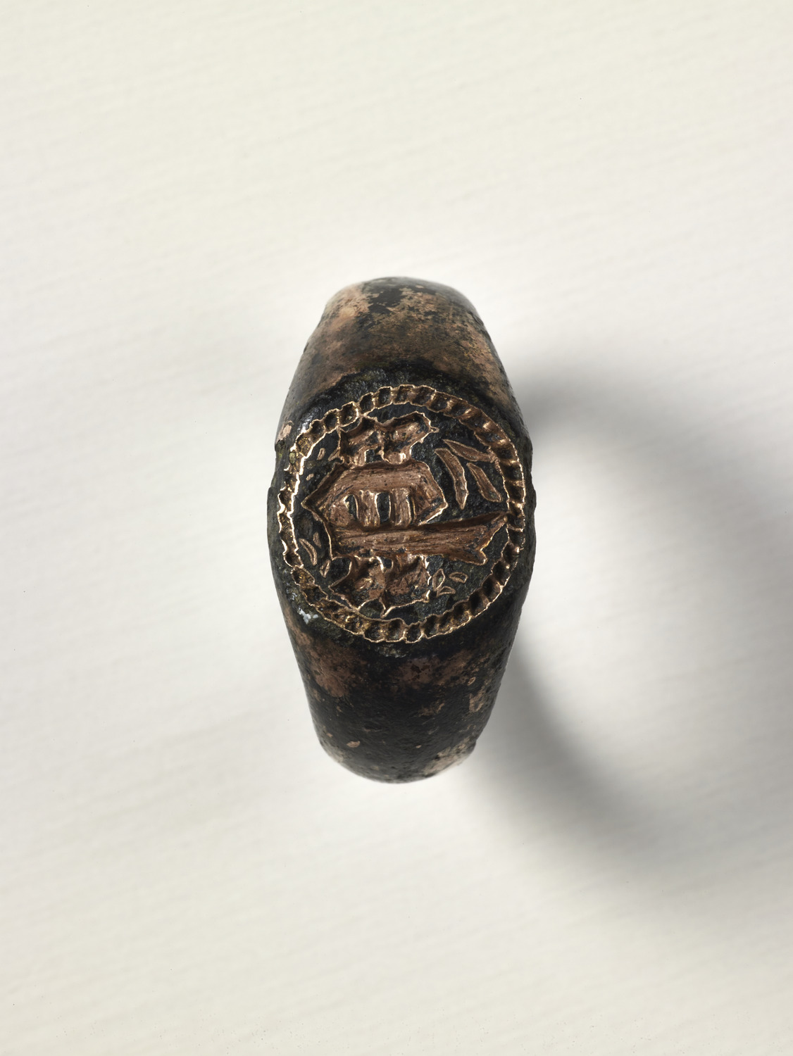 Winged Cherub琴弾天使1870sブロンズ彫刻FoundryMarks