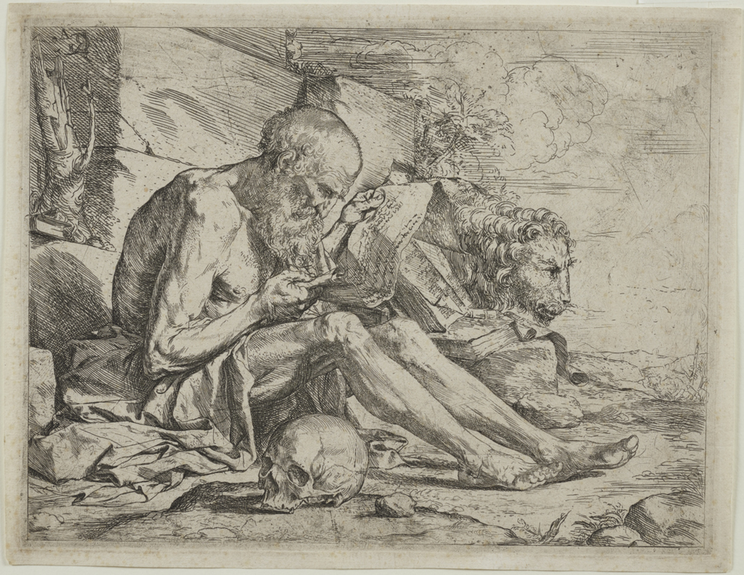 書物を読む聖ヒエロニムスジュゼペ・デ・リベーラ 所蔵作品検索｜国立西洋美術館