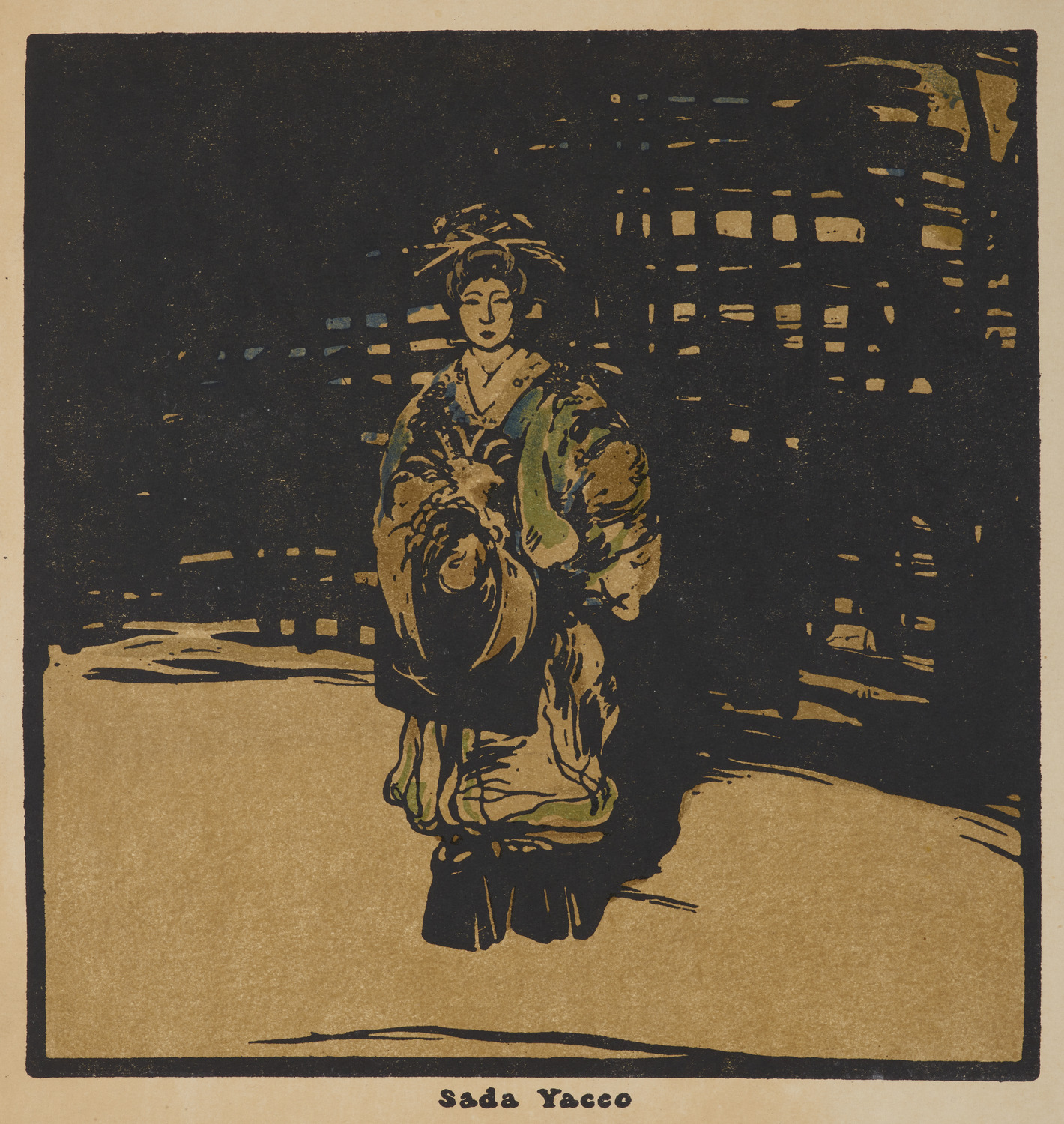 12人の肖像』II：川上貞奴|ウィリアム・ニコルソン |所蔵作品検索