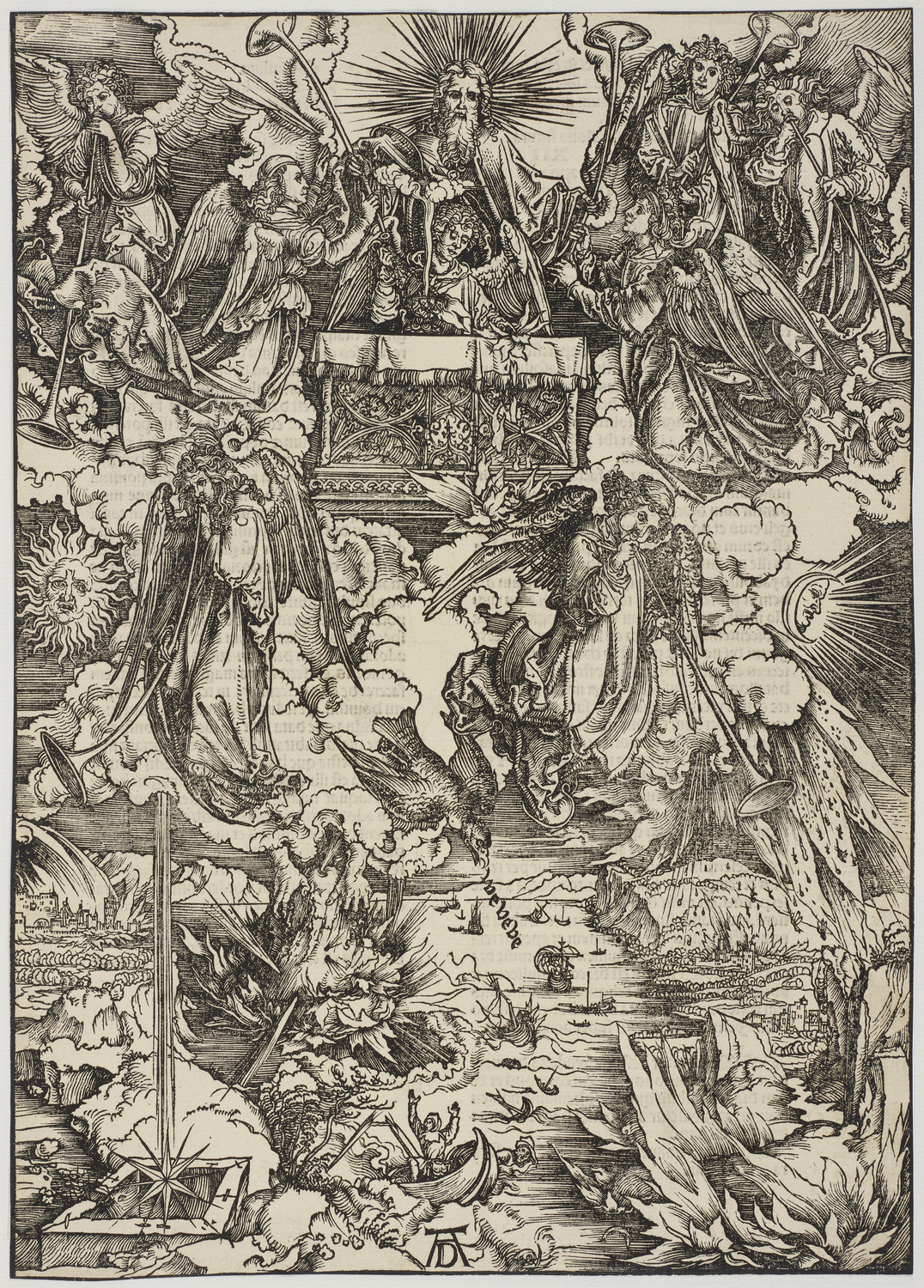 : The Seven Angels with the Trumpets|Albrecht Dürer |Search Collection ...