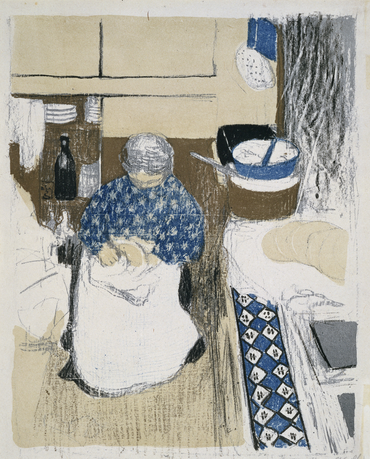 オンラインショップ エドゥアール・ヴュイヤール、「Madame - Vuillard dans Wikipedia la Edouard  Cuisine」、海外版超希少レゾネ、新品額付、ara Vuillard、エドゥアール・ヴュイヤール- 油彩